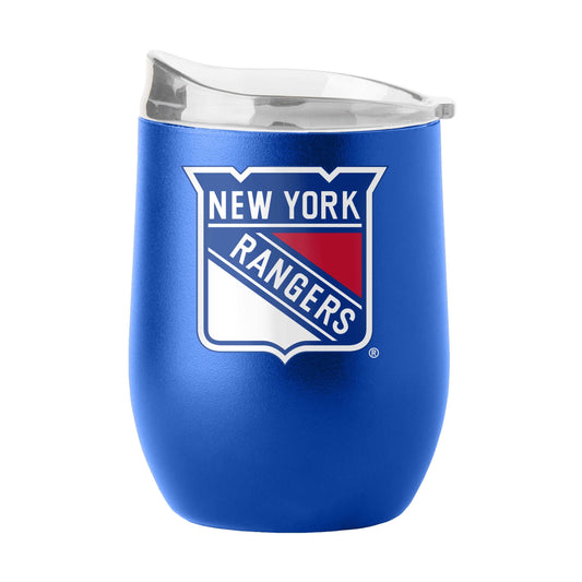 NY Rangers 16oz Flipside Powder Coat Curved Bev - Logo Brands - Flyclothing LLC