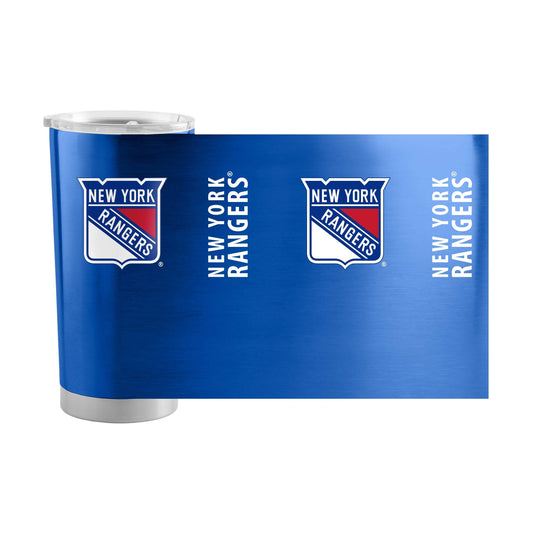 New York Rangers 20oz Gameday Stainless Steel Tumbler - Logo Brands - Flyclothing LLC