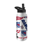 New York Rangers 34oz Native Quencher Bottle - Logo Brands - Flyclothing LLC