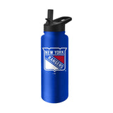 New York Rangers 34oz Logo Quencher Bottle - Logo Brands - Flyclothing LLC