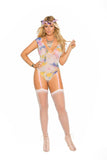 Elegant Moments White Sheer Thigh Hi 1725q - Elegant Moments - Flyclothing LLC