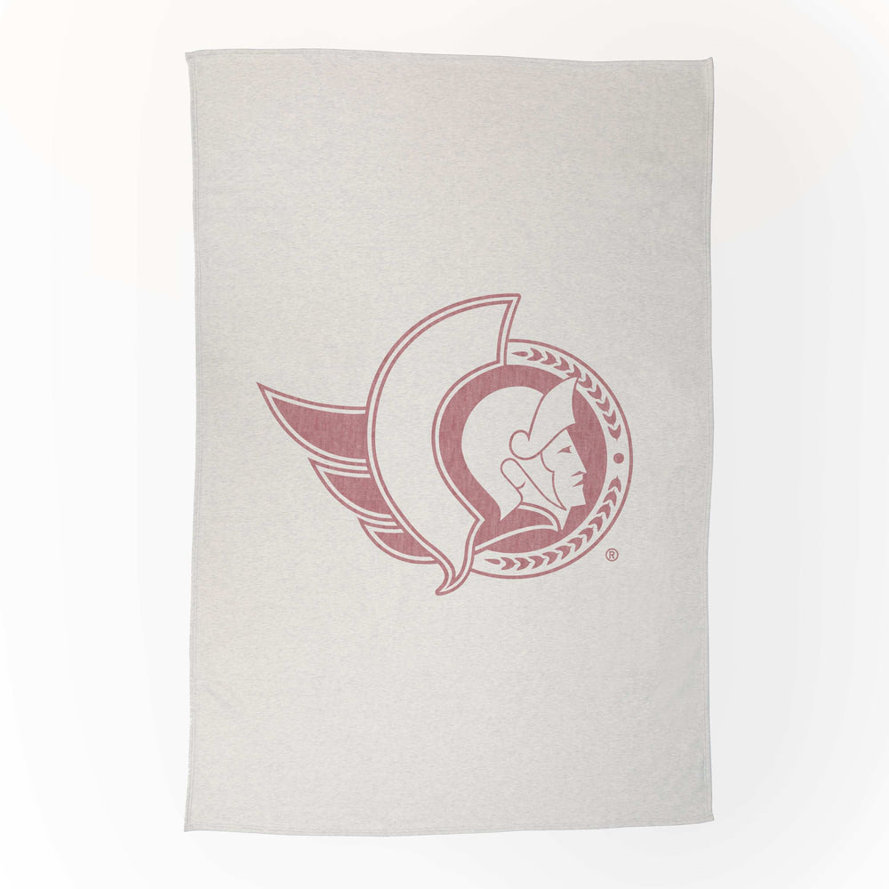 Ottawa Senators Oversized Logo Sublimated Sweatshirt Blanket - Logo Brands - Flyclothing LLC