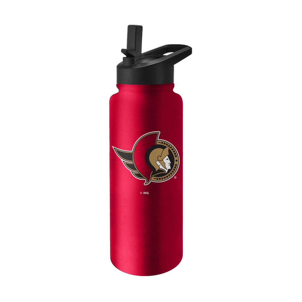 Ottawa Senators 34oz Logo Quencher Bottle - Logo Brands - Flyclothing LLC