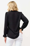 And The Why Polka Dot Ruffle Detailed Blouse Top - Trendsi - Flyclothing LLC