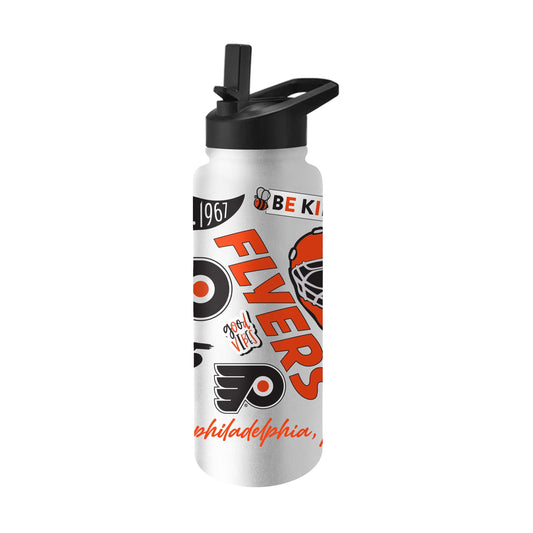 Philadelphia Flyers 34oz Native Quencher Bottle - Logo Brands - Flyclothing LLC