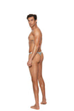 Elegant Moments Silver Men's Silver Lame' Thong 82201 - Elegant Moments - Flyclothing LLC