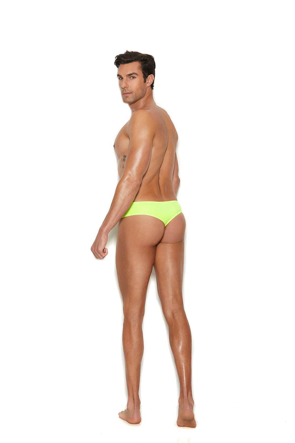 Elegant Moments Chartreuse Men's Thong Back Brief 82206 - Elegant Moments - Flyclothing LLC