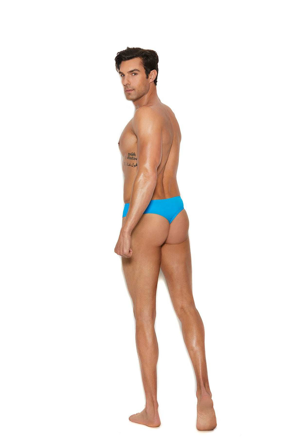Elegant Moments Turquoise Men's Thong Back Brief 82207 - Elegant Moments - Flyclothing LLC