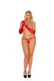 Elegant Moments Red Butterfly Strappy Cut Out Back 82233 - Elegant Moments - Flyclothing LLC