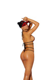 Elegant Moments Red 2 Pc Swimwear Set 82287 - Elegant Moments - Flyclothing LLC