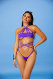 Elegant Moments Purple 2 Pc Swimwear Set 82294 - Elegant Moments - Flyclothing LLC