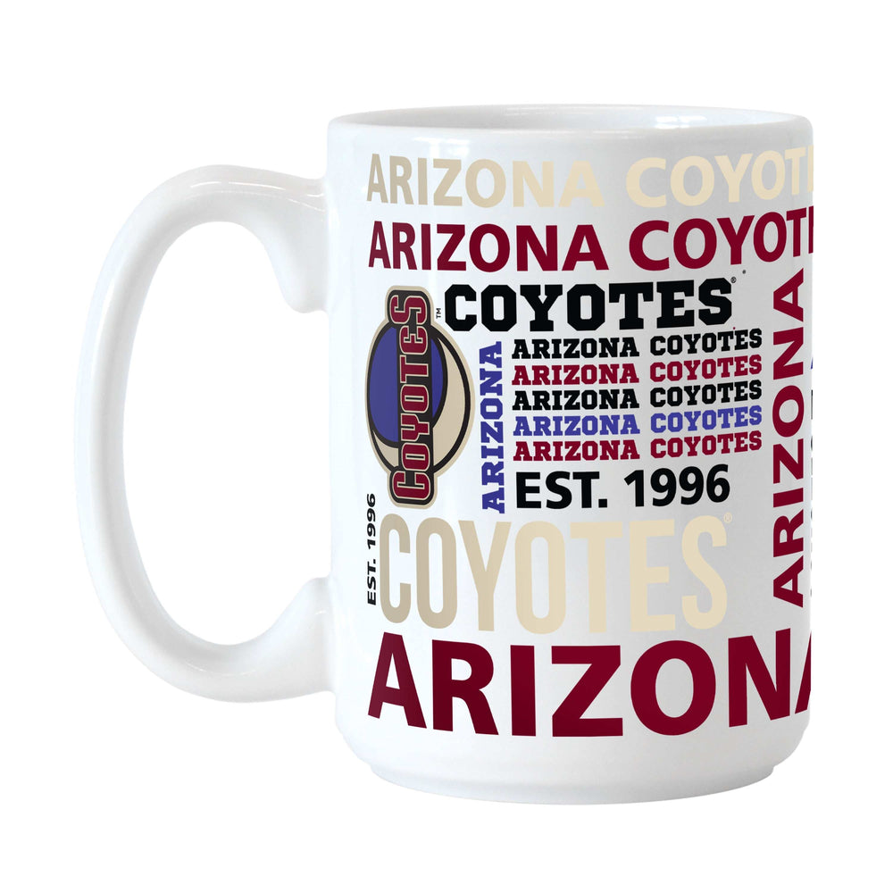Arizona Coyotes 15oz Spirit Sublimated Mug - Logo Brands - Flyclothing LLC