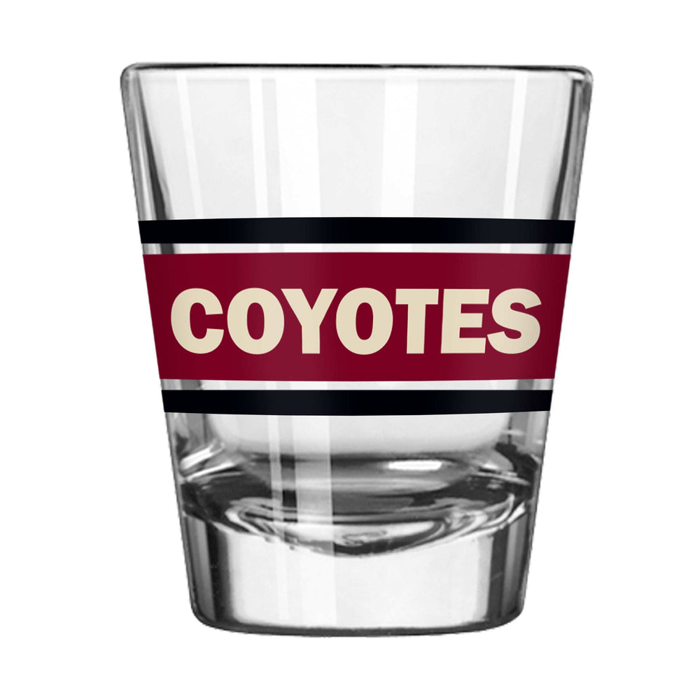 Arizona Coyotes 2oz Stripe Shot Glass - Logo Brands - Flyclothing LLC