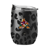 Arizona Coyotes Leopard 16oz Black Powdercoat Curved Beverage - Logo Brands - Flyclothing LLC