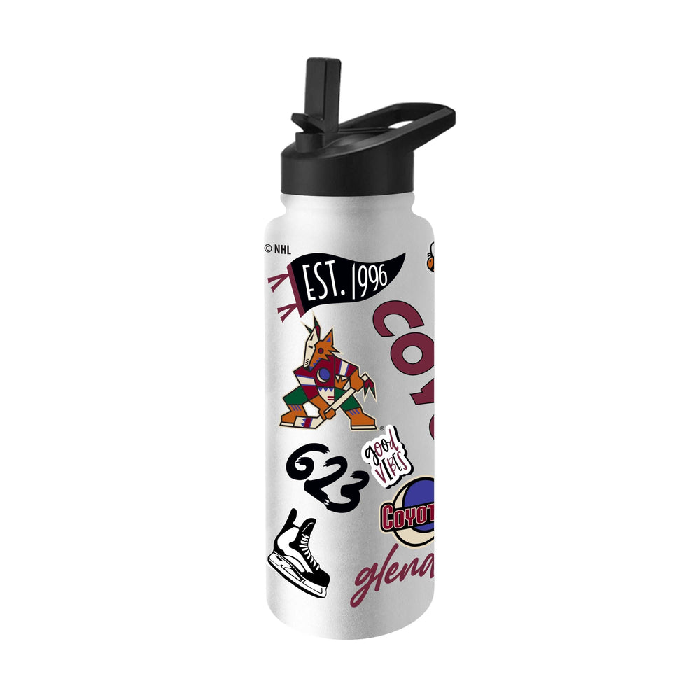 Arizona Coyotes 34oz Native Quencher Bottle - Logo Brands - Flyclothing LLC