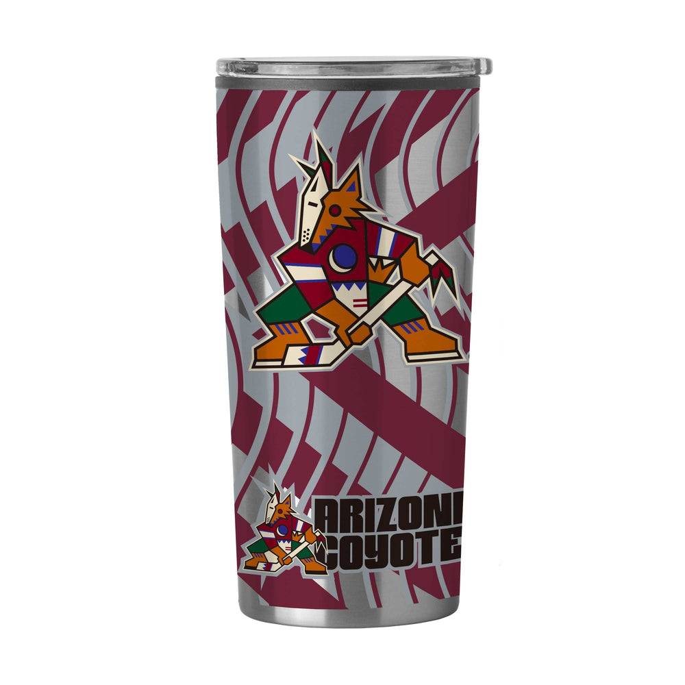 Arizona Coyotes Flex 20oz Plastic Wall Stainless Tumbler - Logo Brands - Flyclothing LLC