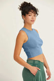 HYFVE Ribbed Knit Cropped Tank - Trendsi - Flyclothing LLC