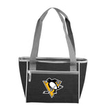 Pittsburgh Penguins Crosshatch 16 Can Cooler Tote - Logo Brands - Flyclothing LLC