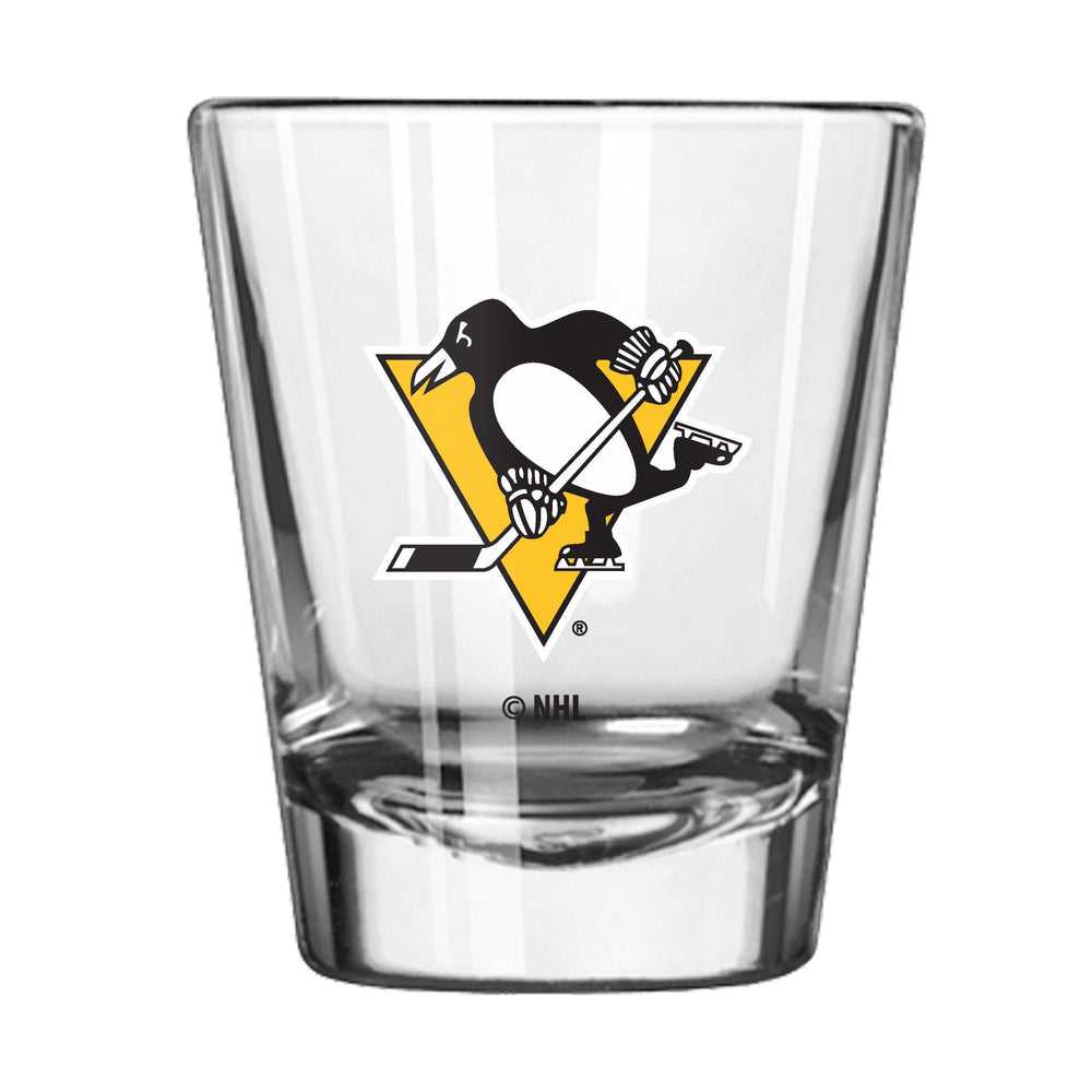Pittsburgh Penguins 2oz Logo Shot Glass - Logo Brands - Flyclothing LLC