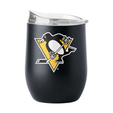 Pittsburgh Penguins 16oz Flipside Powder Coat Curved Bev - Logo Brands - Flyclothing LLC