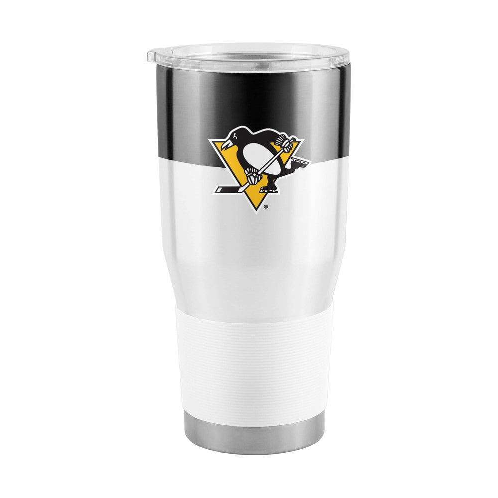 Pittsburgh Penguins 30oz Colorblock Stainless Tumbler - Logo Brands - Flyclothing LLC
