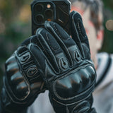 Mens Full Finger Gloves with Knuckle Armor