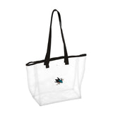 San Jose Sharks Clear Tote - Logo Brands - Flyclothing LLC