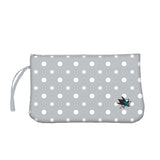San Jose Sharks Dot Wristlet - Logo Brands - Flyclothing LLC