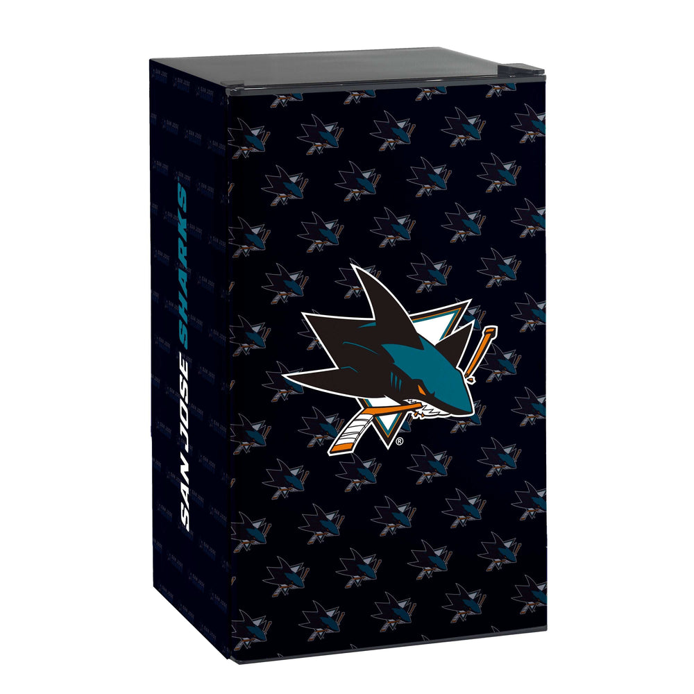 San Jose Sharks Counter Top Fridge - Logo Brands - Flyclothing LLC