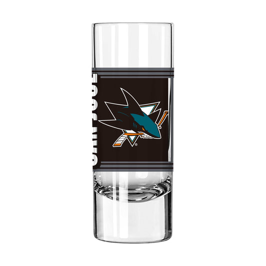 San Jose Sharks 2.5oz Hero Shooter Glass - Logo Brands - Flyclothing LLC