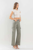 Vervet by Flying Monkey 90's Super High Rise Cargo Jeans - Trendsi - Flyclothing LLC