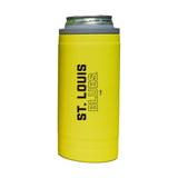 St Louis Blues 12oz Cru Stacked Soft Touch Slim Coolie - Logo Brands - Flyclothing LLC