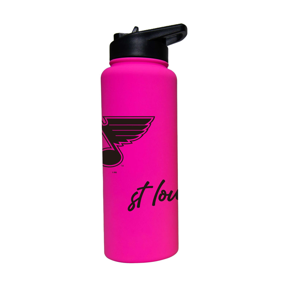 St Louis Blues 34oz Electric Bold Soft Touch Quencher - Logo Brands - Flyclothing LLC
