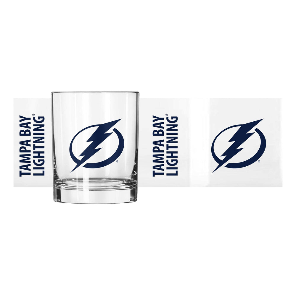 Tampa Bay Lightning 14oz Gameday Rocks Glass - Logo Brands - Flyclothing LLC