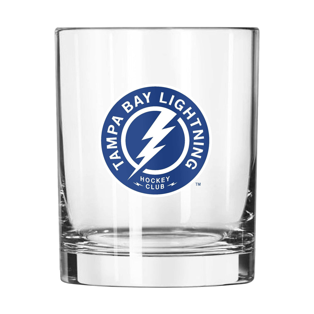 Tampa Bay Lightning 14oz Letterman Rocks Glass - Logo Brands - Flyclothing LLC