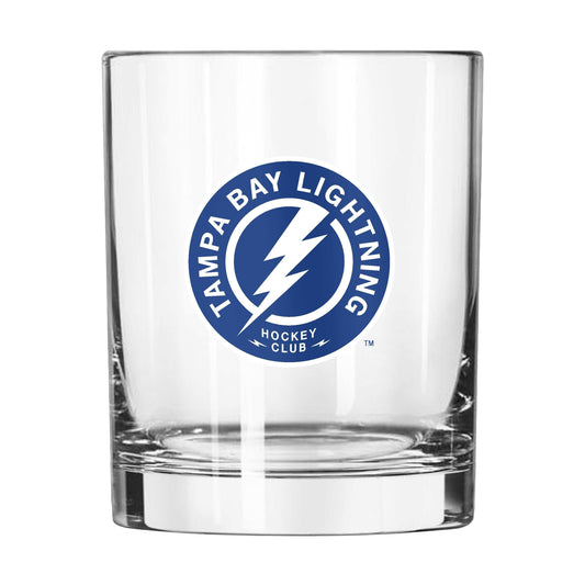 Tampa Bay Lightning 14oz Letterman Rocks Glass - Logo Brands - Flyclothing LLC