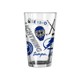 Tampa Bay Lightning 16oz Native Pint Glass - Logo Brands - Flyclothing LLC
