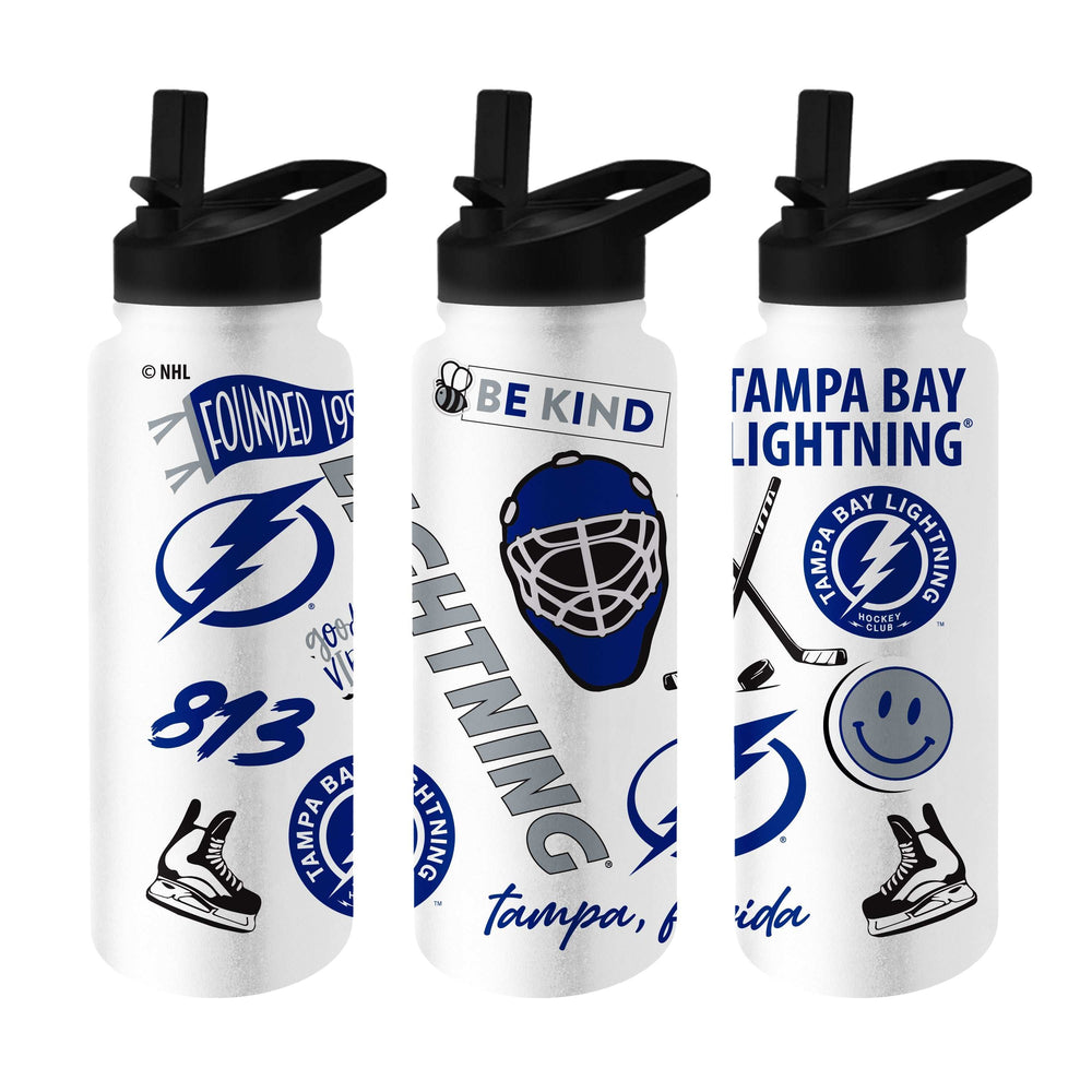 Tampa Bay Lightning 34oz Native Quencher Bottle - Logo Brands - Flyclothing LLC