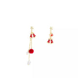 18K Gold-Plated Christmas Bell Earrings - Trendsi - Flyclothing LLC
