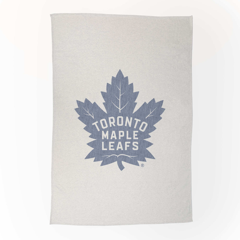 Toronto Maple Leafs Oversized Logo Sublimated Sweatshirt Blanket - Logo Brands - Flyclothing LLC