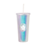 Toronto Maple Leafs 24oz Iridescent Studded Tumbler - Logo Brands - Flyclothing LLC