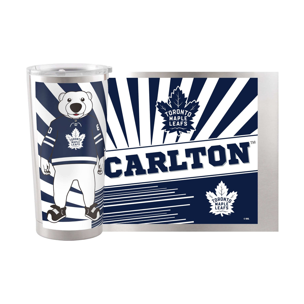 Toronto Maple Leafs 20oz Mascot Stainless Steel Tumbler - Logo Brands - Flyclothing LLC