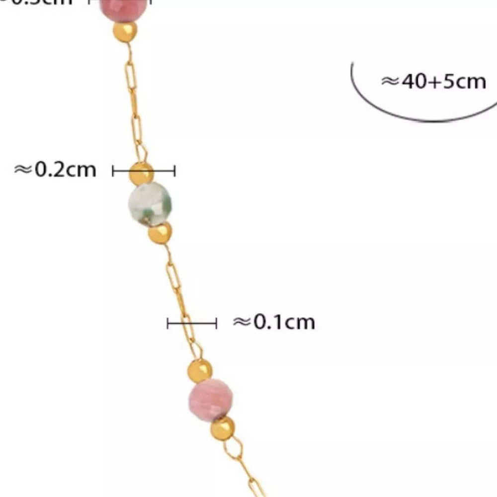 18K Gold-Plated Titanium Steel Necklace - Trendsi - Flyclothing LLC