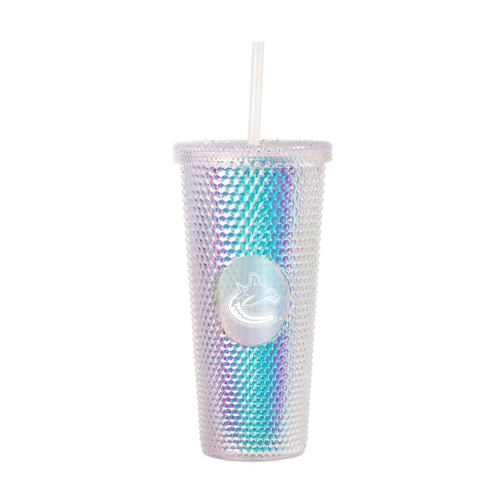 Vancouver Canucks 24oz Iridescent Studded Tumbler - Logo Brands - Flyclothing LLC