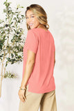 Basic Bae Bamboo Full Size Round Neck Short Sleeve T-Shirt Plus Size - Trendsi - Flyclothing LLC