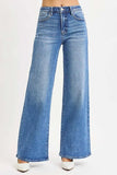 RISEN Full Size High Rise Wide Leg Jeans Plus Size - Trendsi - Flyclothing LLC