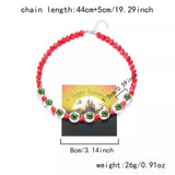 Halloween Beaded Necklace and Bracelet Jewelry Set - Trendsi - Flyclothing LLC