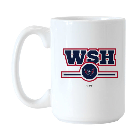 Washington Capitals 15oz Letterman Sublimated Mug - Logo Brands - Flyclothing LLC