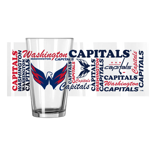 Washington Capitals 16oz Spirit Pint Glass - Logo Brands - Flyclothing LLC