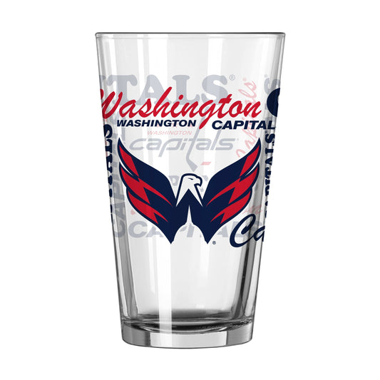 Washington Capitals 16oz Spirit Pint Glass - Logo Brands - Flyclothing LLC